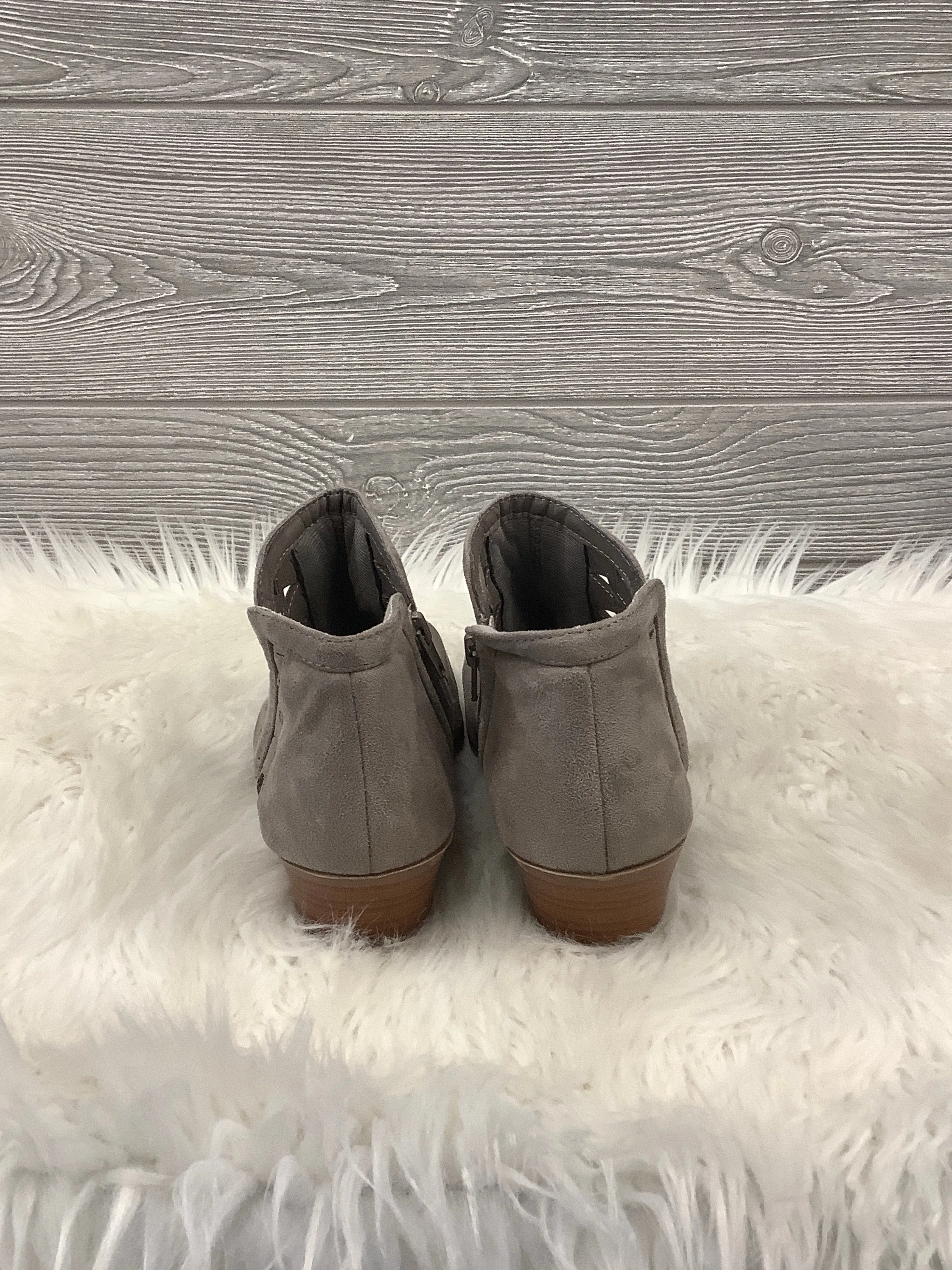 Boots Ankle Flats By Coconuts In Grey, Size: 8 Platform Wedge Ankle Boots