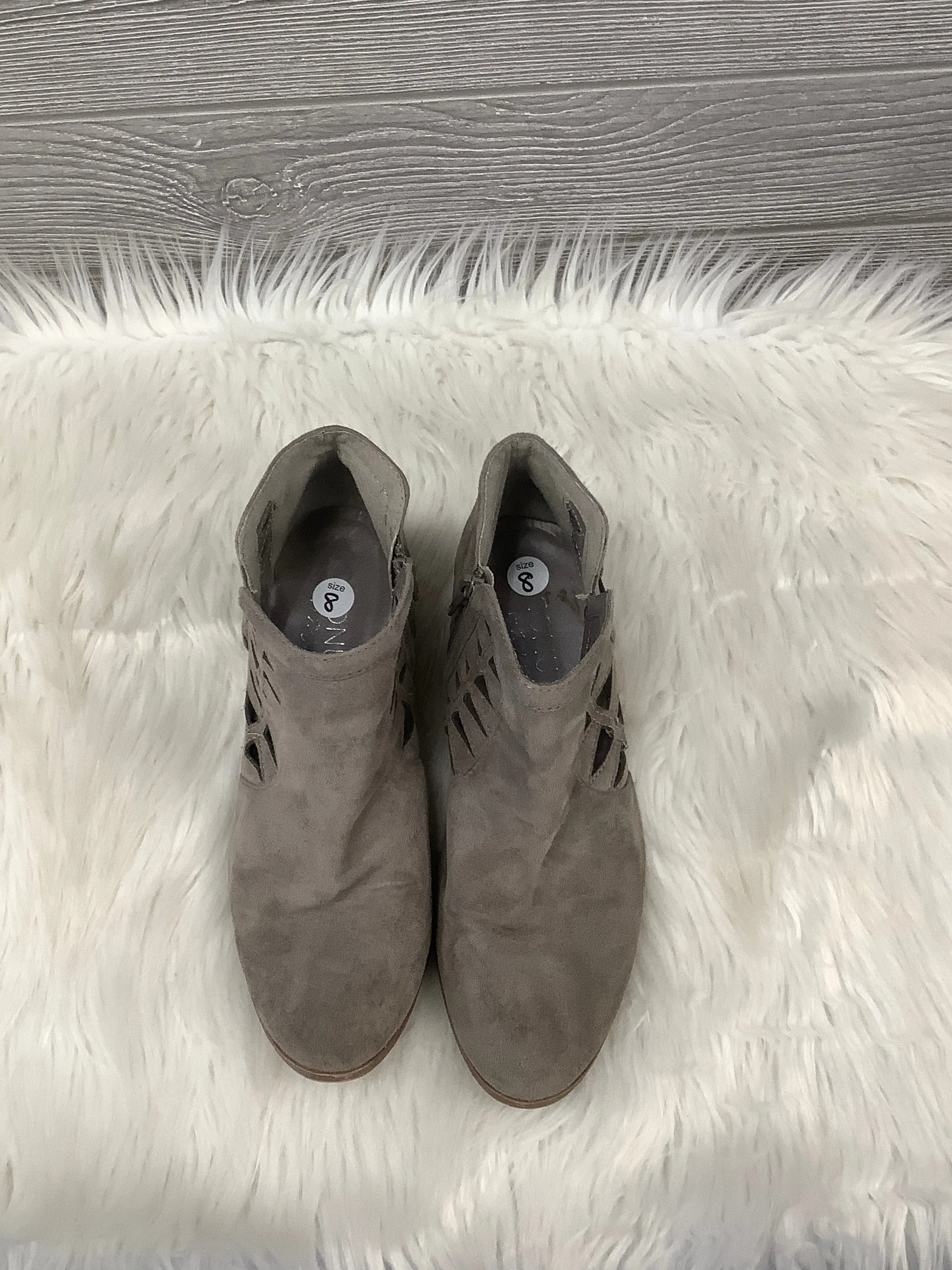 Good Boots To Wear With Jeans Boots Ankle Flats By Coconuts In Grey, Size: 8
