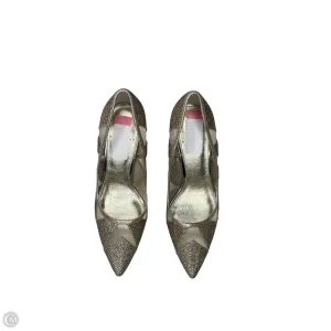 Casual Wingtip Shoes Shoes Heels Stiletto By Adrianna Papell In Gold, Size: 7