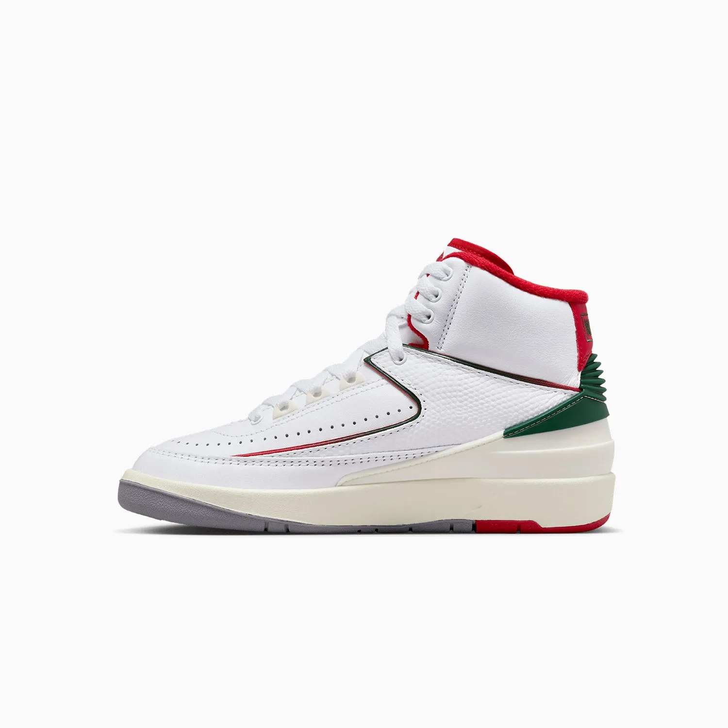 Kid's Air Jordan 2 Retro High "Italy" Grade School Barefoot Running Sneakers