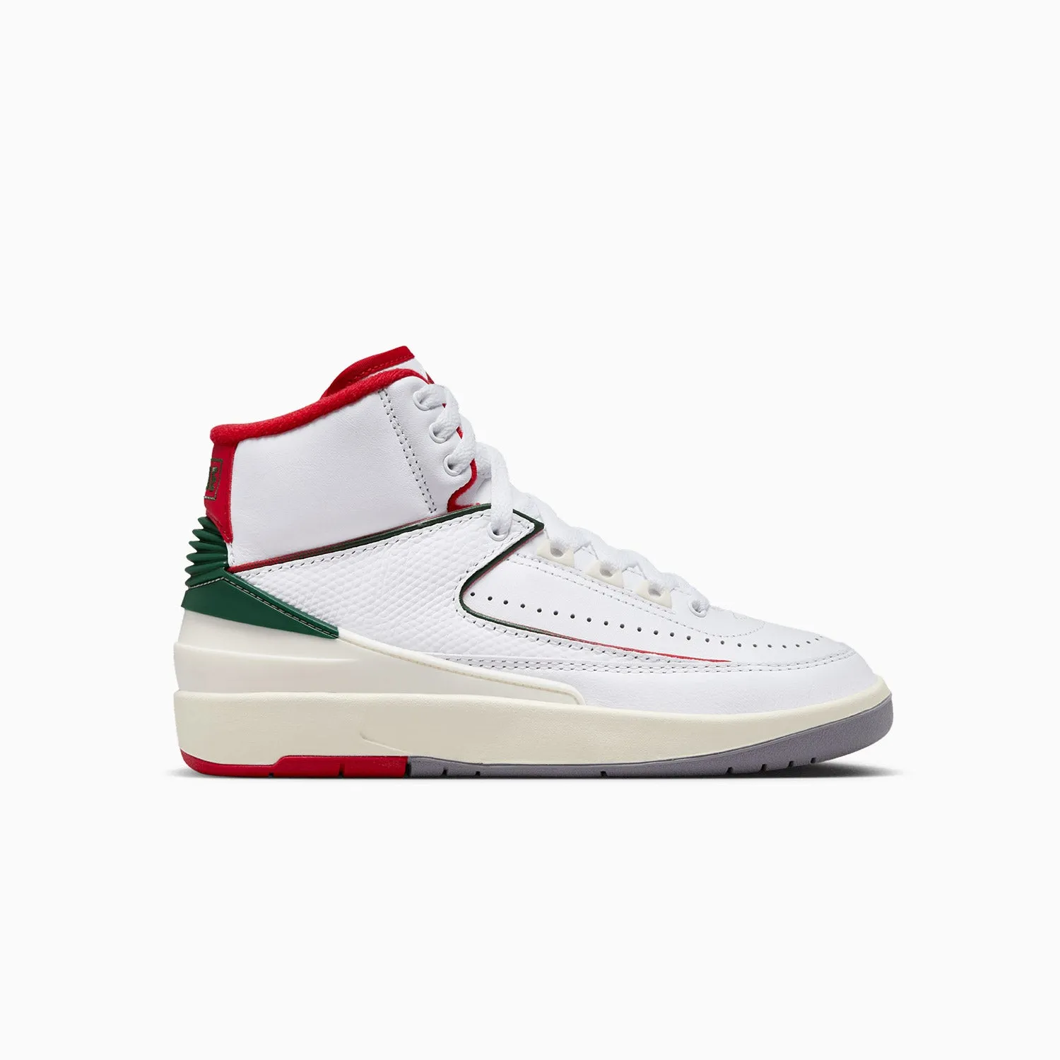 Kid's Air Jordan 2 Retro High "Italy" Grade School Barefoot Shoes Sneakers