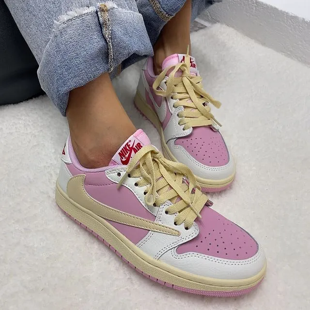 Sambas Sneakers Nike Air Jordan Travis Scott x 1 Low OG Shoes