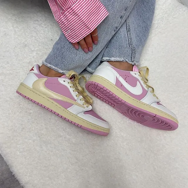 Nike Air Jordan Travis Scott x 1 Low OG Shoes New Balance High Top Sneakers