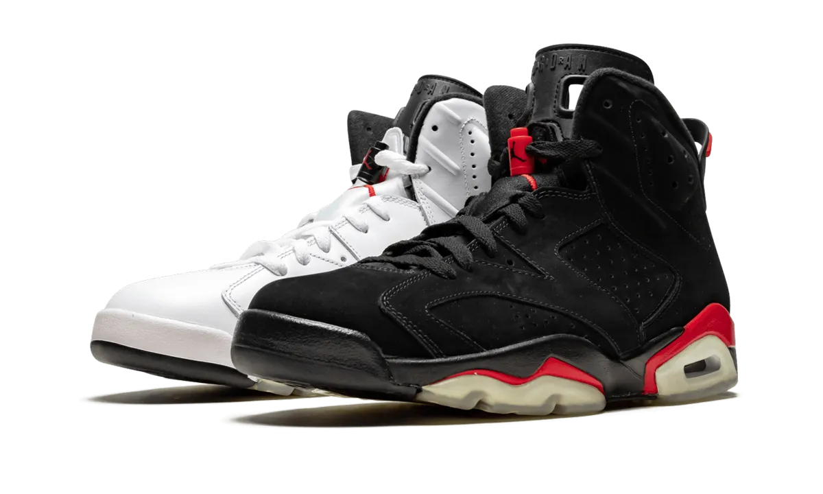 AJ6 Infrared Pack "Infrared Pack" White Running Sneakers