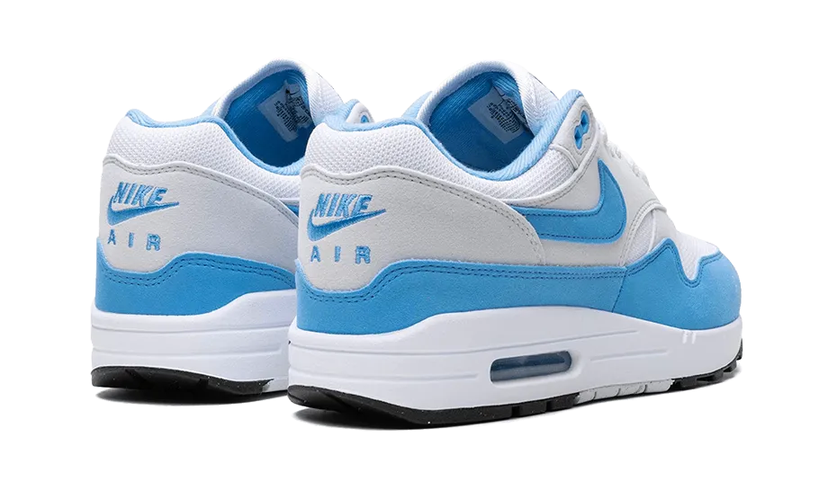 Nike Air Max 1 White University Blue Nike Sb Dunk Low Pro Skate Shoes