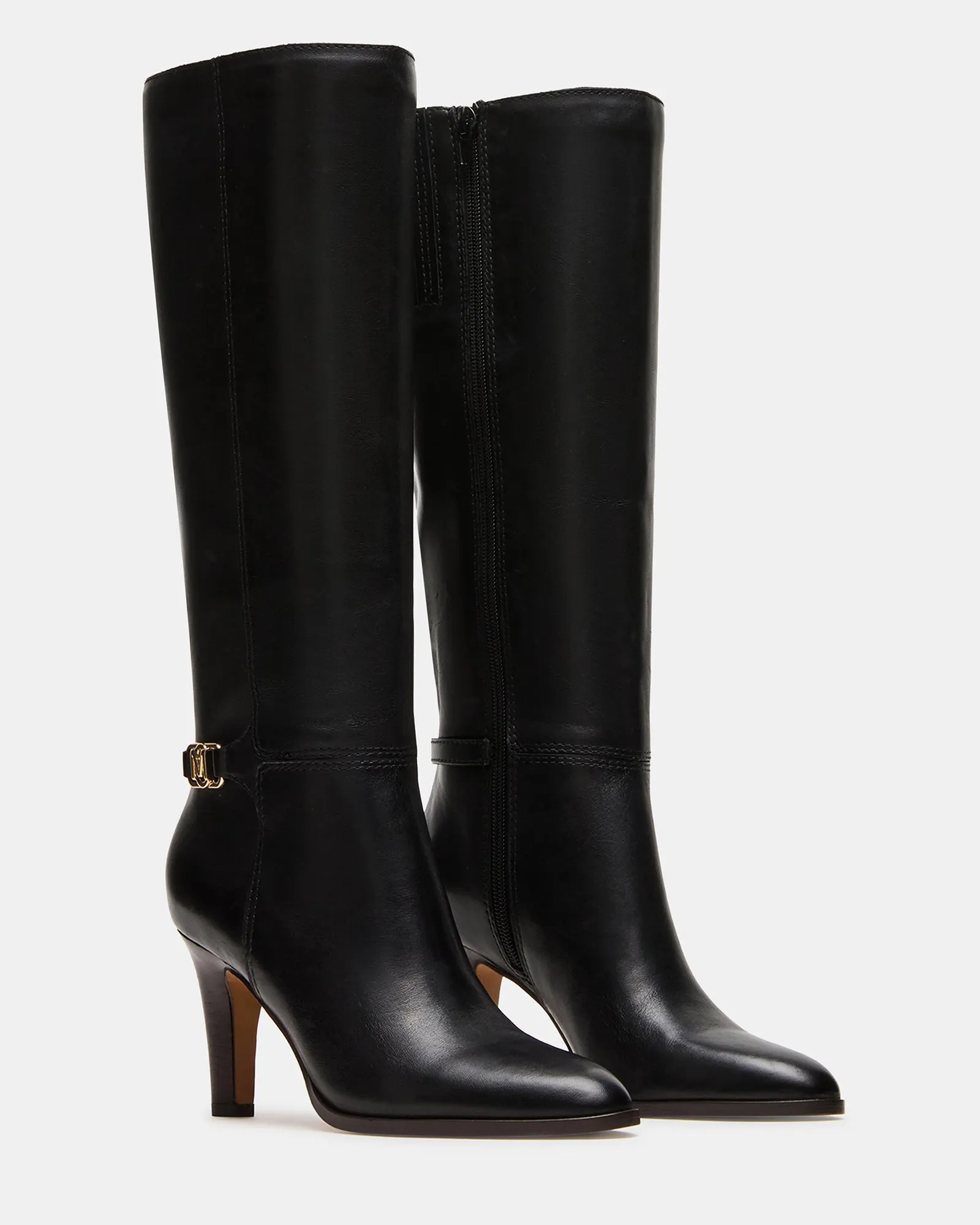 RHETT BLACK LEATHER Boots Fall 2024