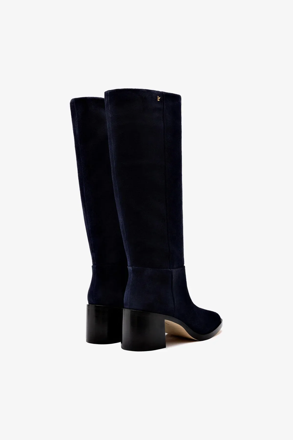 Ricky Boot In Dress Blue Suede Ankle Deck Boots