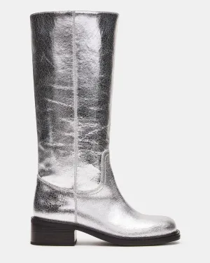 RIGGS SILVER LEATHER Cowboy Boots Dallas