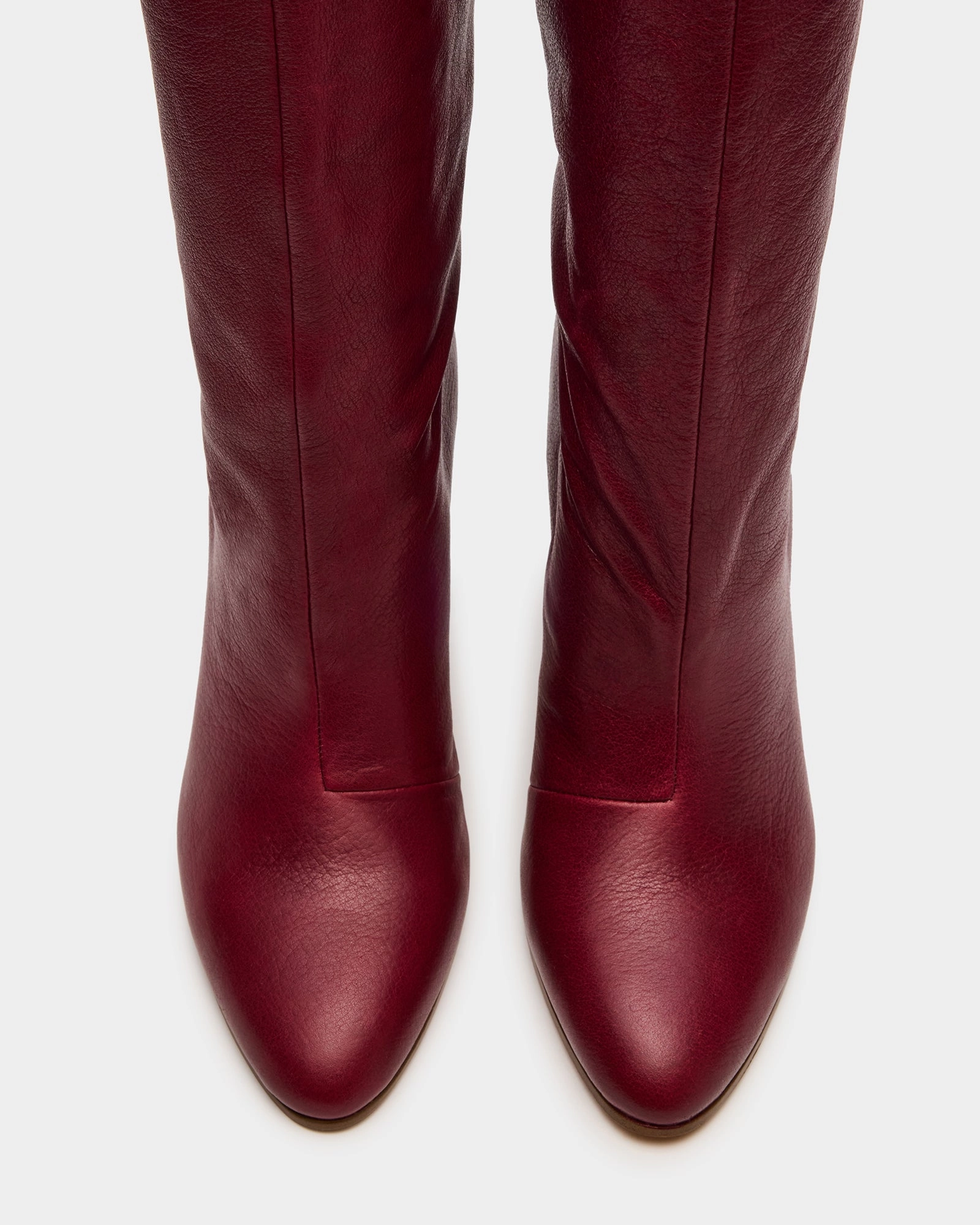 Winter Rain Boots RIZK BURGUNDY LEATHER