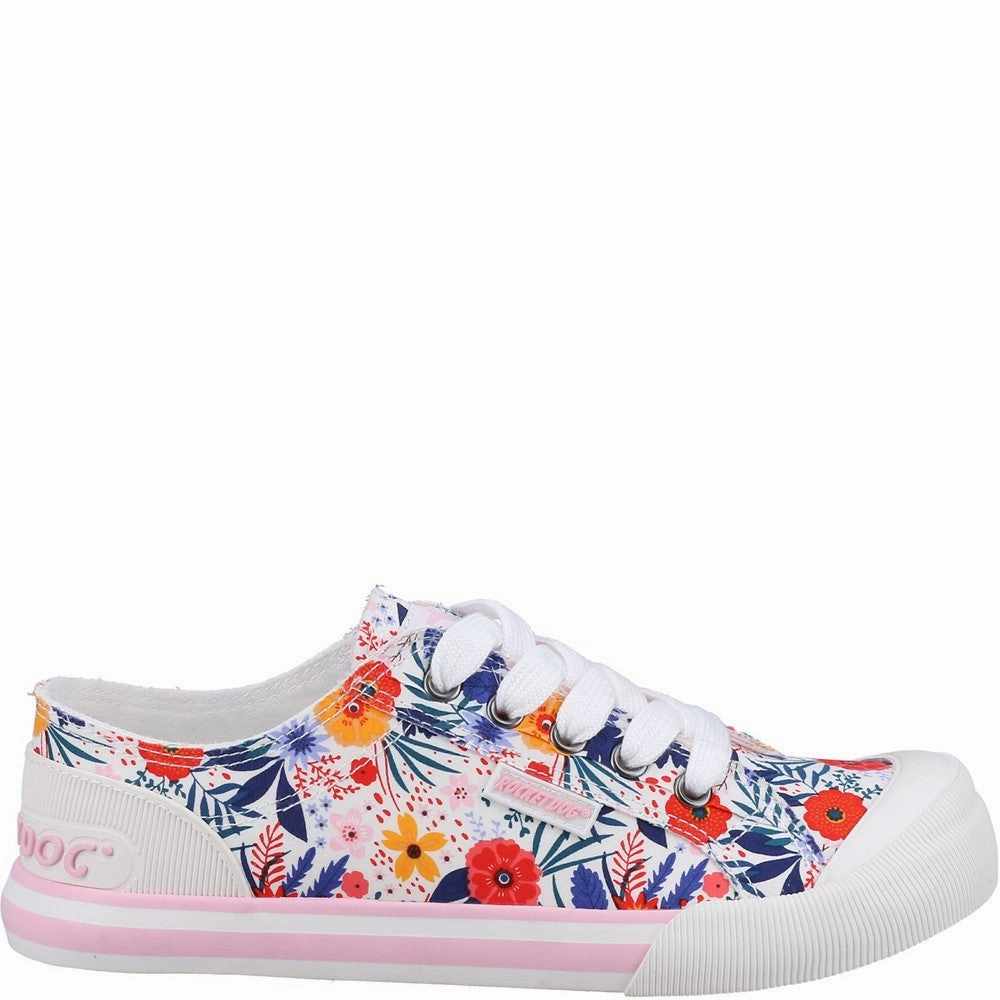 Slip On Casual Creepers Shock Shoes Rocket Dog Jazzin Malden Floral Shoes