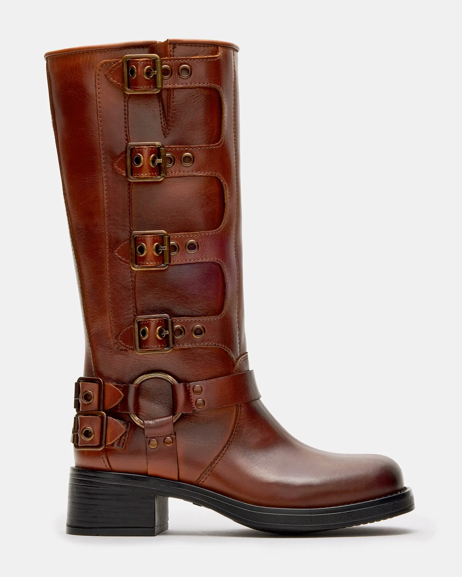 Hessian Boots ROCKY COGNAC LEATHER