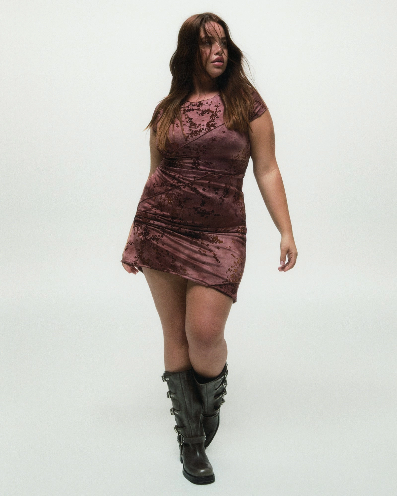 Steel Toe Military Boots ROCKY BROWN DISTRESSED WIDE CALF