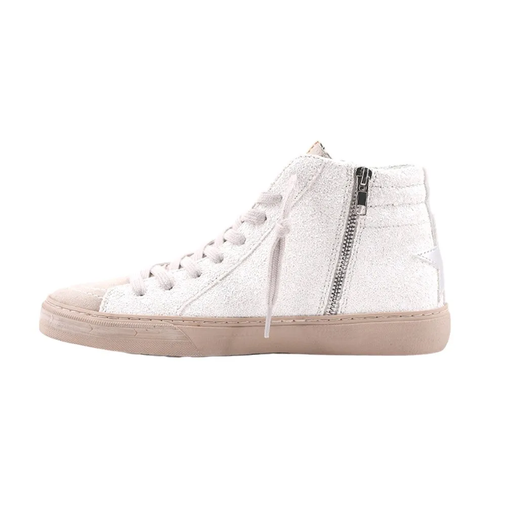 Pump Sneakers Rooney Glitter High Top Lace Up Sneakers