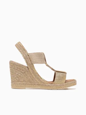 Good Shoes Casual 892 Metal Oro Elastico