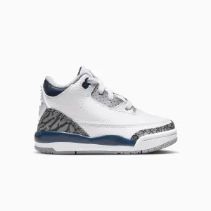Kid's Air Jordan 3 Retro "Midnight Navy" Toddlers Sneakers Ballerina