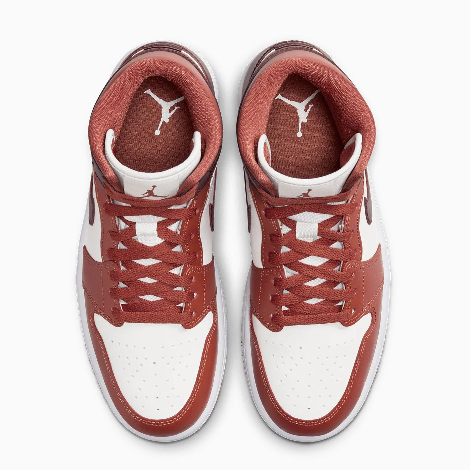 Pull On Sneakers Women's Air Jordan 1 Mid "Sky J Orange"