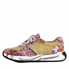 Pinky Floral Dad Sneakers Best Sneakers For Zumba