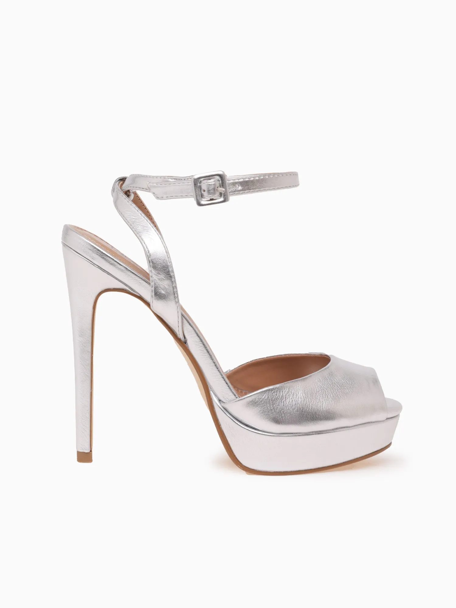 Rylee Ws 7214 Silver Nappa Met Casual Shoes Snow