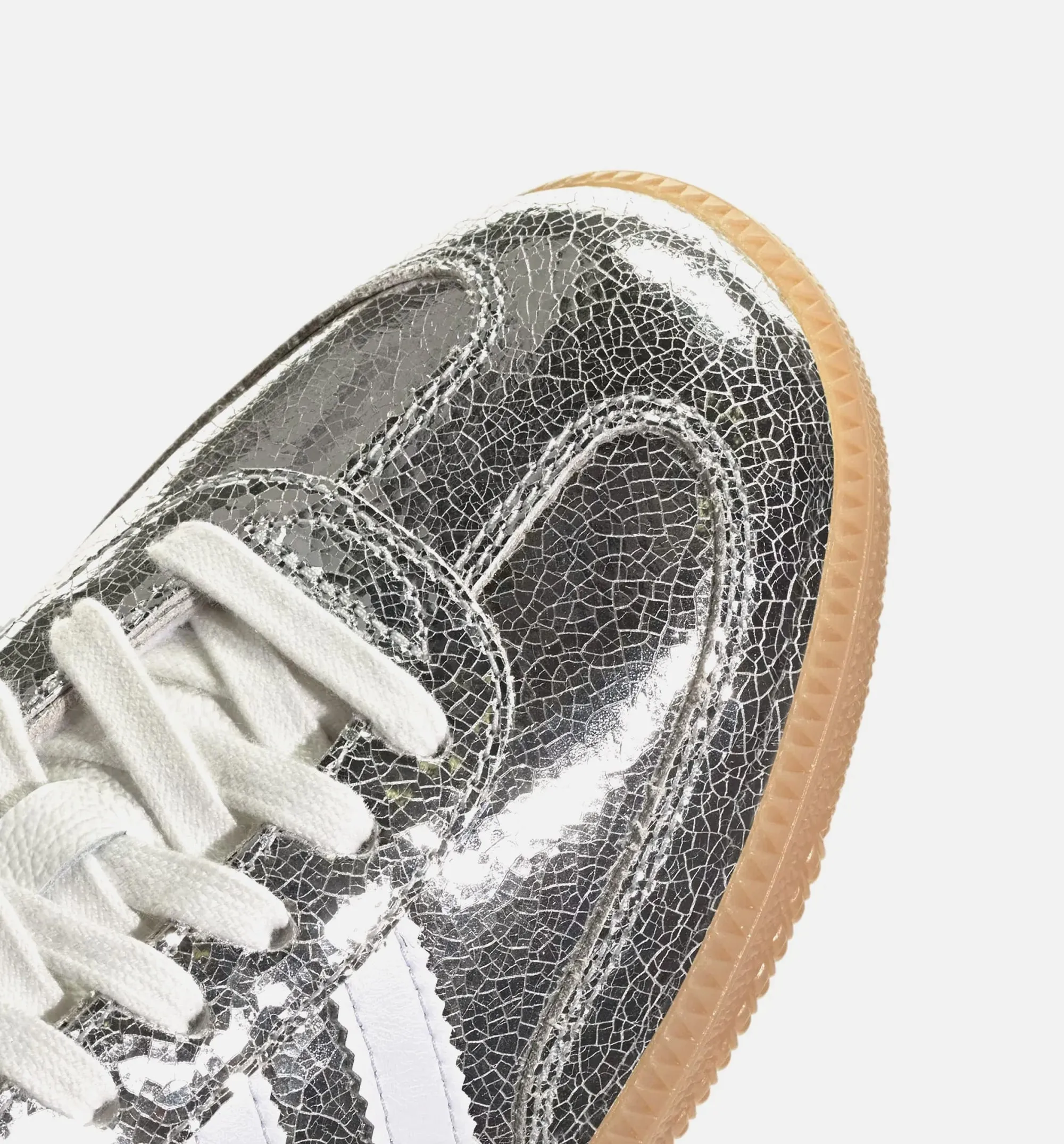 Originals X Liberty London Sl 72 Casual Shoes Samba OG Womens Lifestyle Shoe - Silver Metallic/Cloud White/Core White