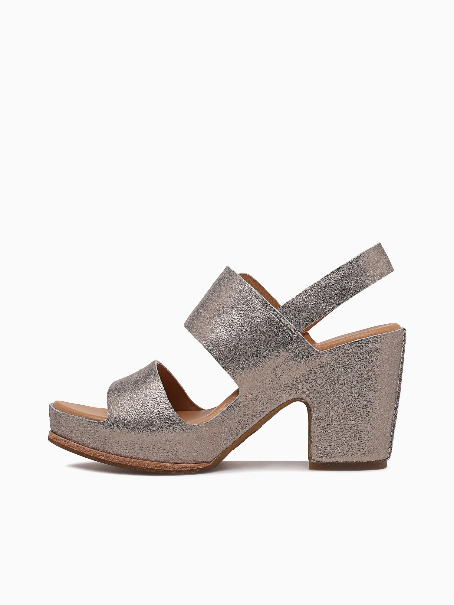 San Carlos Soft Gold Met  Lea Retro Casual Shoes