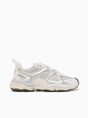 Casual Skateboard Shoes Satellite Runner Silver White leather