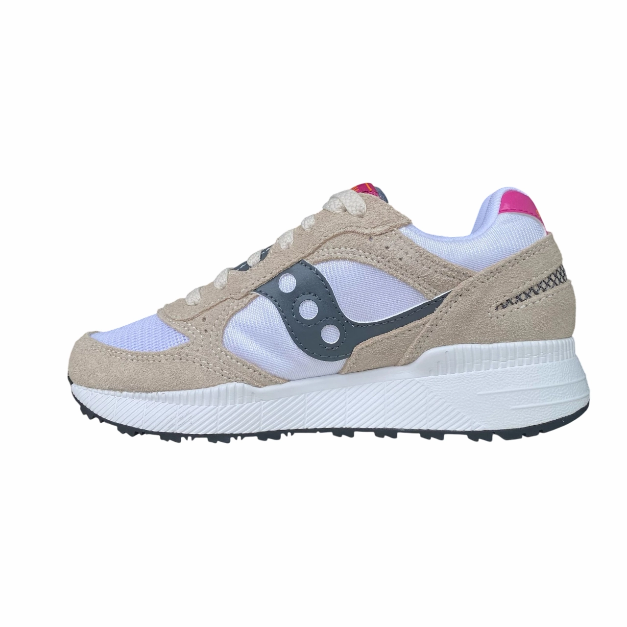 Saucony Originals scarpa sneakers da donna Eclipse S60872-3 bianco-grigio High-top Platform Sneakers