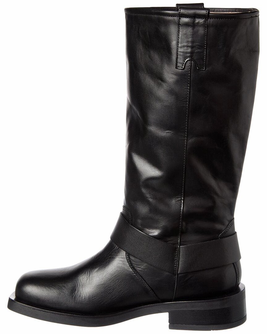 Mens Boots Leather Scotch & Soda Doris Leather Knee-High Boot