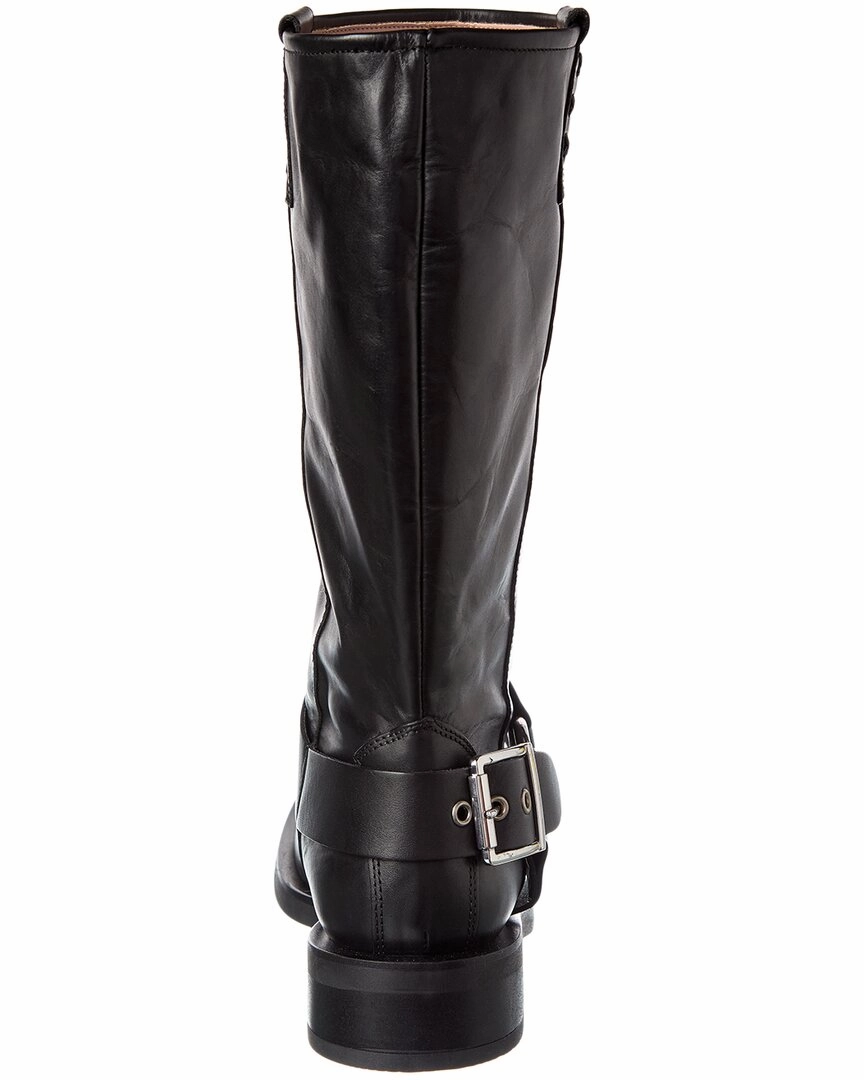 Brown Moon Boots Scotch & Soda Doris Leather Knee-High Boot