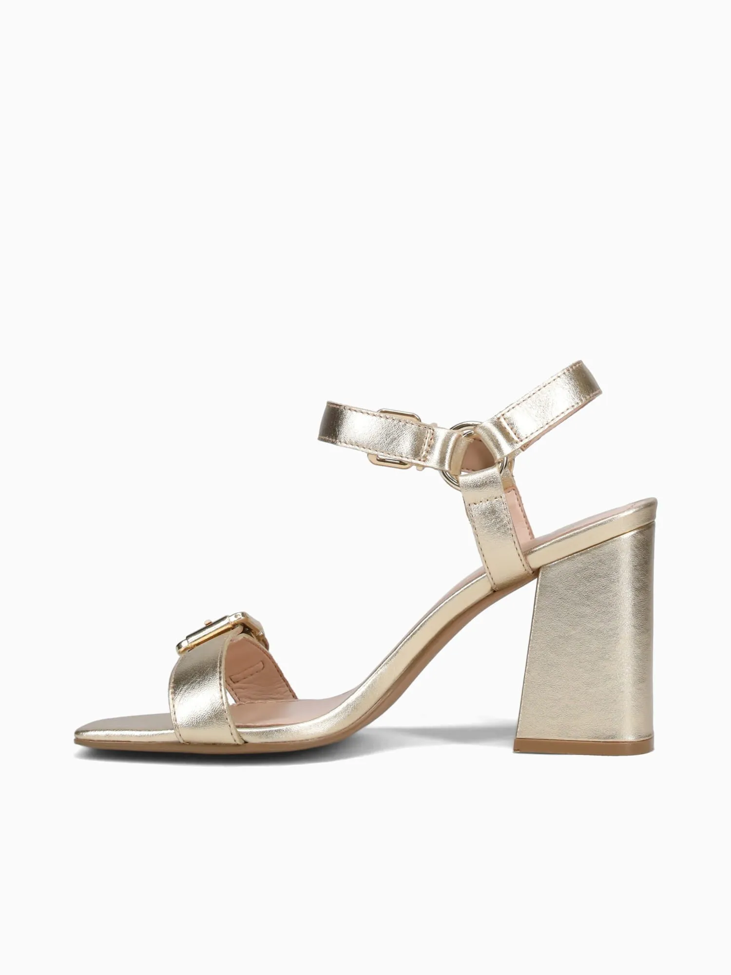 Alana Gold Nappa 8053 Arc Crazy Horse Leather Platform Casual Shoes Size 7