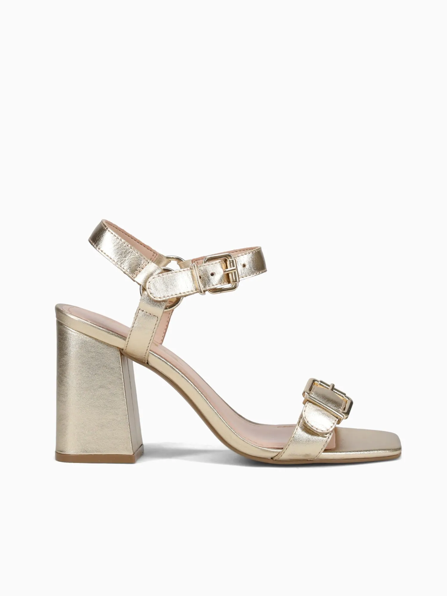 Alana Gold Nappa Basketball Shoes For Casual Wear