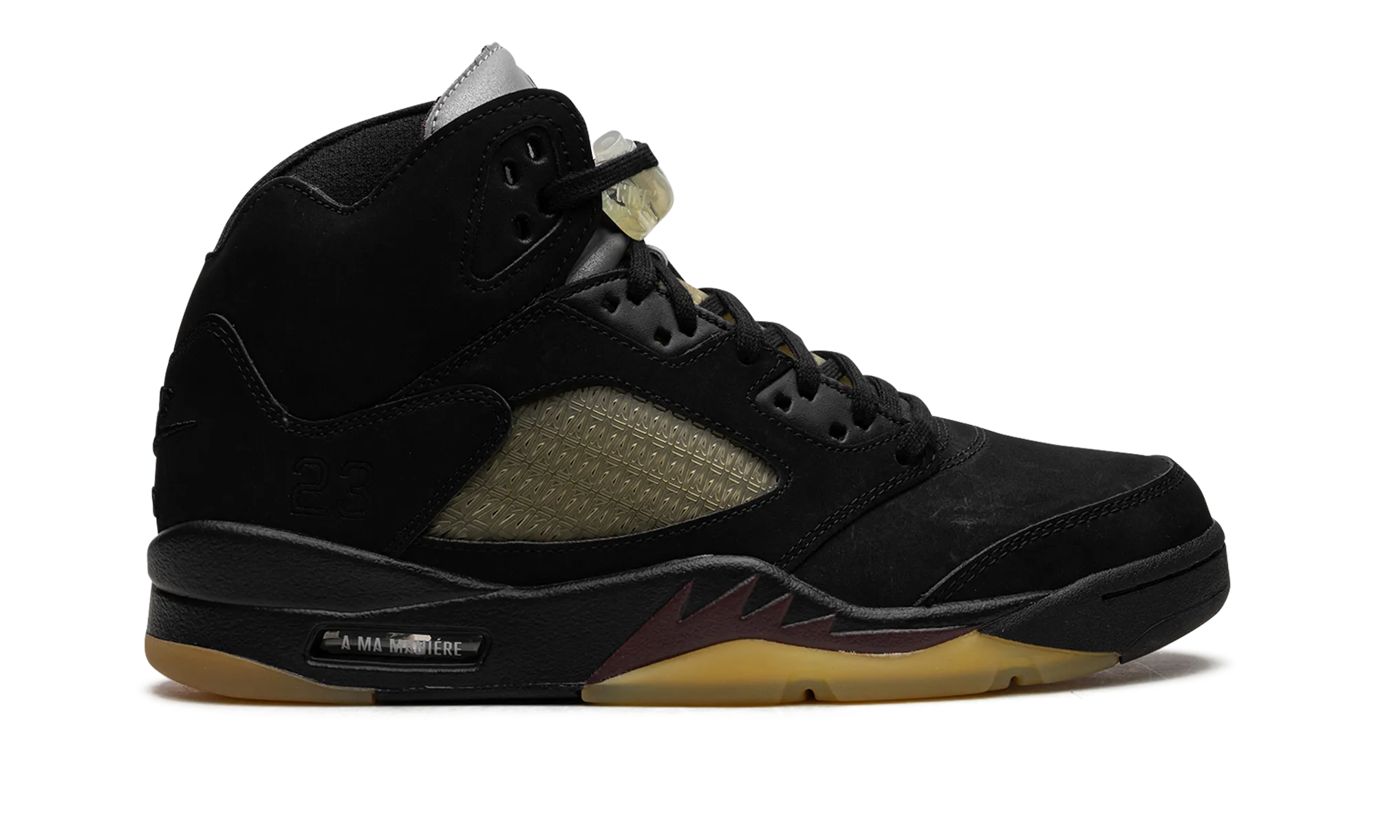 Jimmy Choo Shoes Sneakers Air Jordan 5 "A Ma Manire- Black"