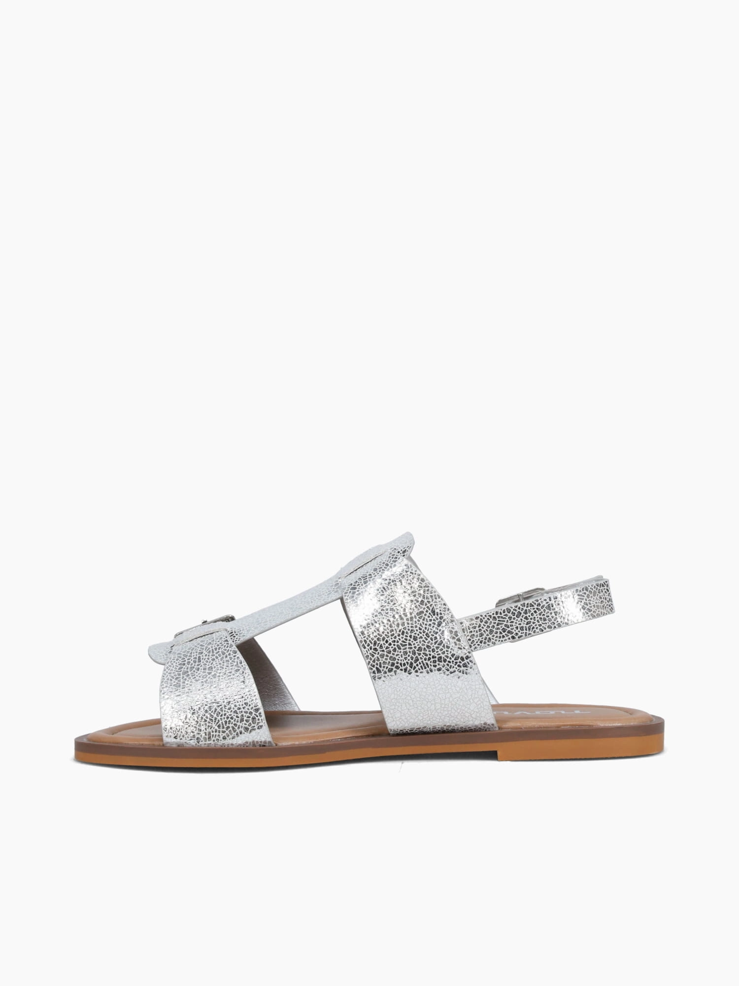 Fiama  Silver Metallic Business Casual Shoes Woman