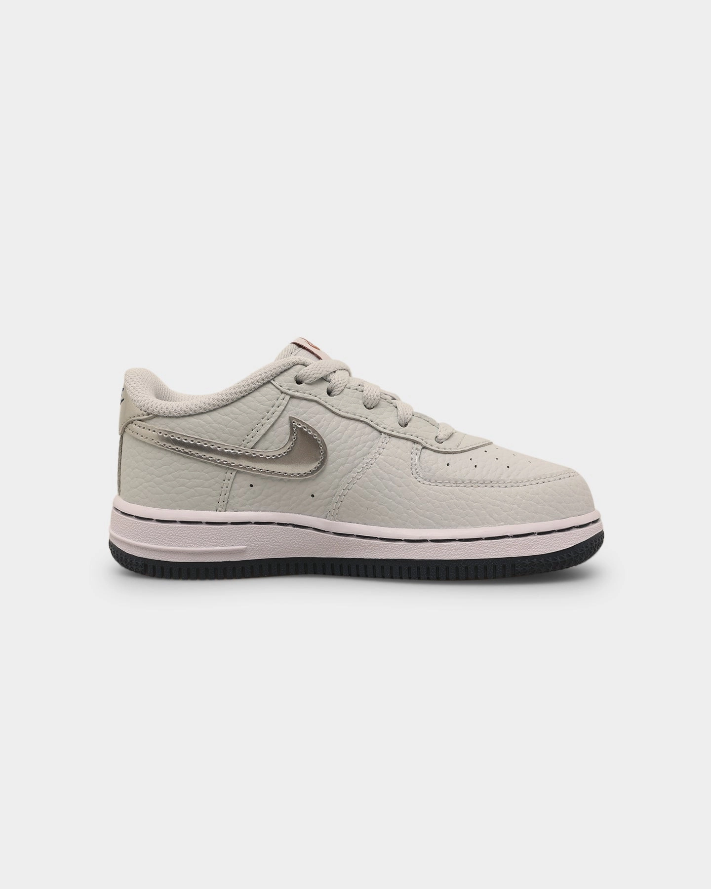 Nike Infants' Nike Force 1 Pure Platinum/Metallic Blake Casual Oxford Shoe