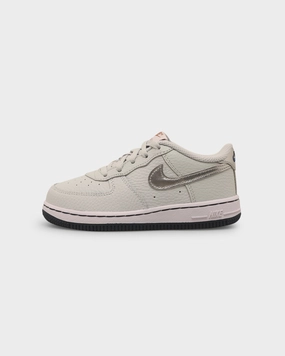 Nike Infants' Nike Force 1 Pure Platinum/Metallic Steel Toe Casual Shoes