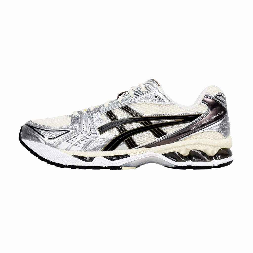 ASICS GEL-Kayano 14 - Cream / Black / Metallic Plum Casual Shoes Snow