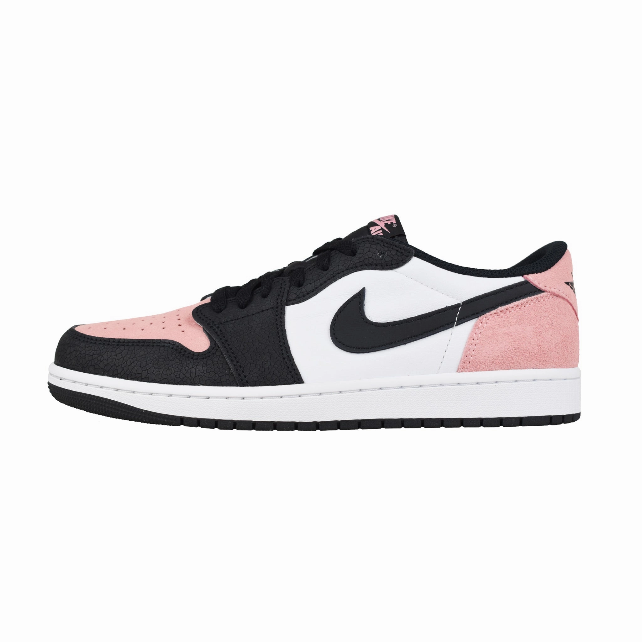 Nike Air Jordan 1 Low OG - Bleached Coral Hermes Bouncing Sneakers