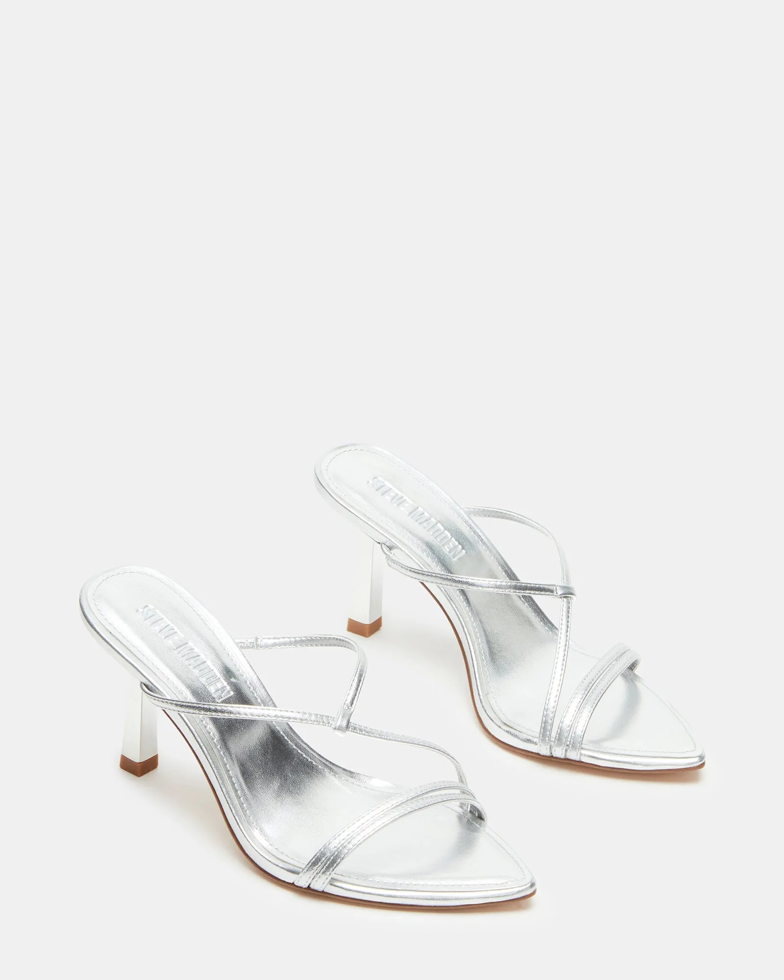 SENSES SILVER LEATHER Coach Sandals