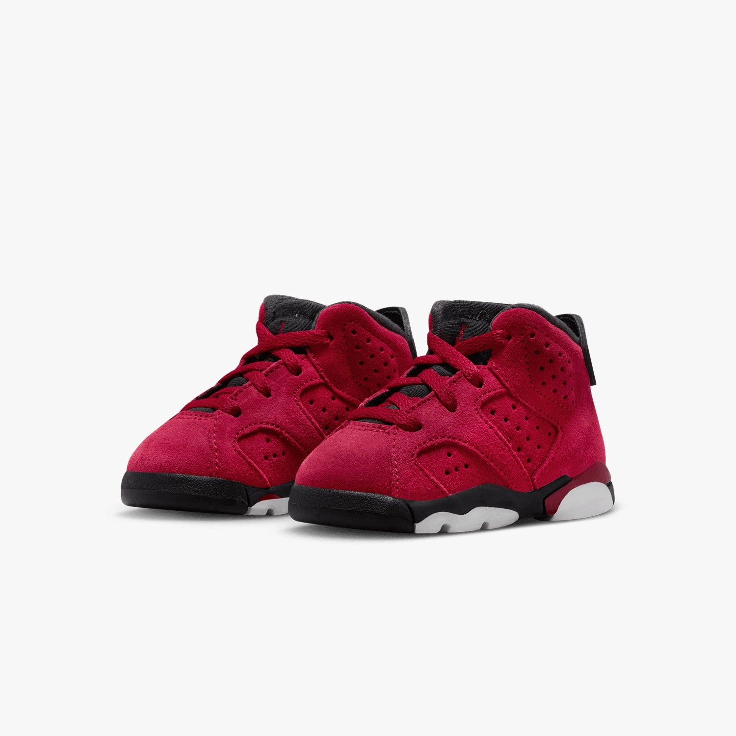 Leather Nursing Sneakers Kid's Jordan 6 Retro "Toro Bravo" Toddlers