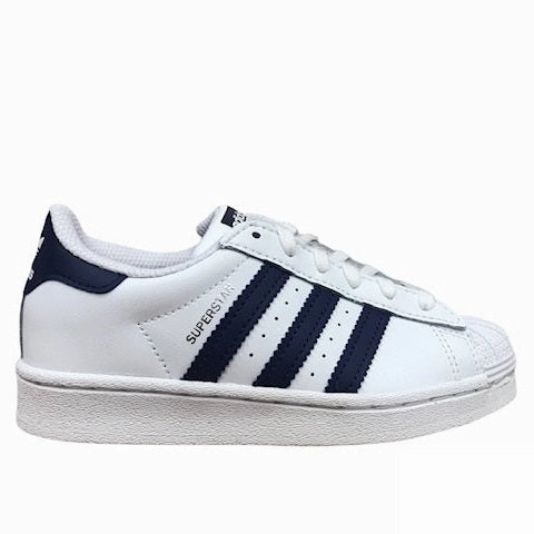 Gator Sneakers Adidas sneakers bassa per ragazzi Superstar C GZ2884 bianco-blu