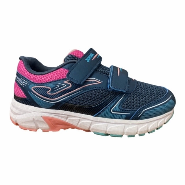 Boxing Sneakers Joma scarpa da ragazza con strappi Vitaly Jr 2233 navy-fucsia