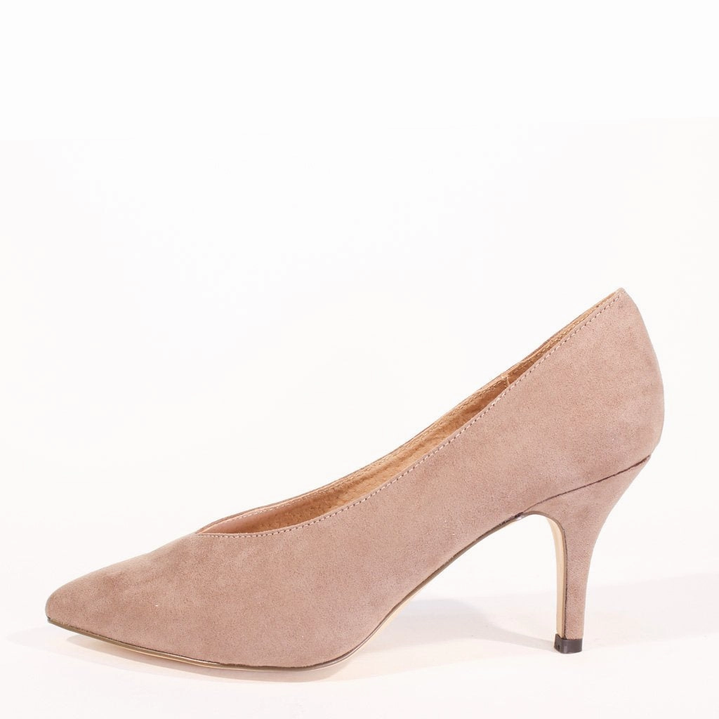 Vera Pointy Toe Pumps Cushion For High Heels