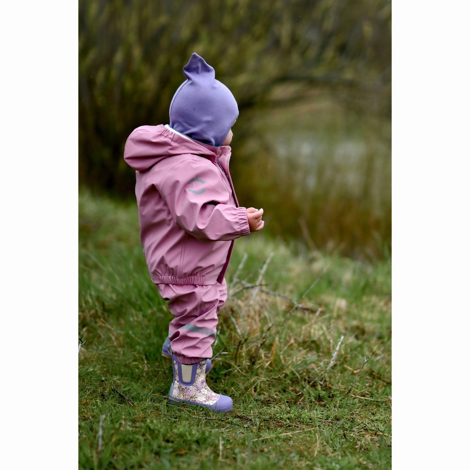 Over Knee Thigh Boots Mikk-Line Dusk Wellies Short AOP