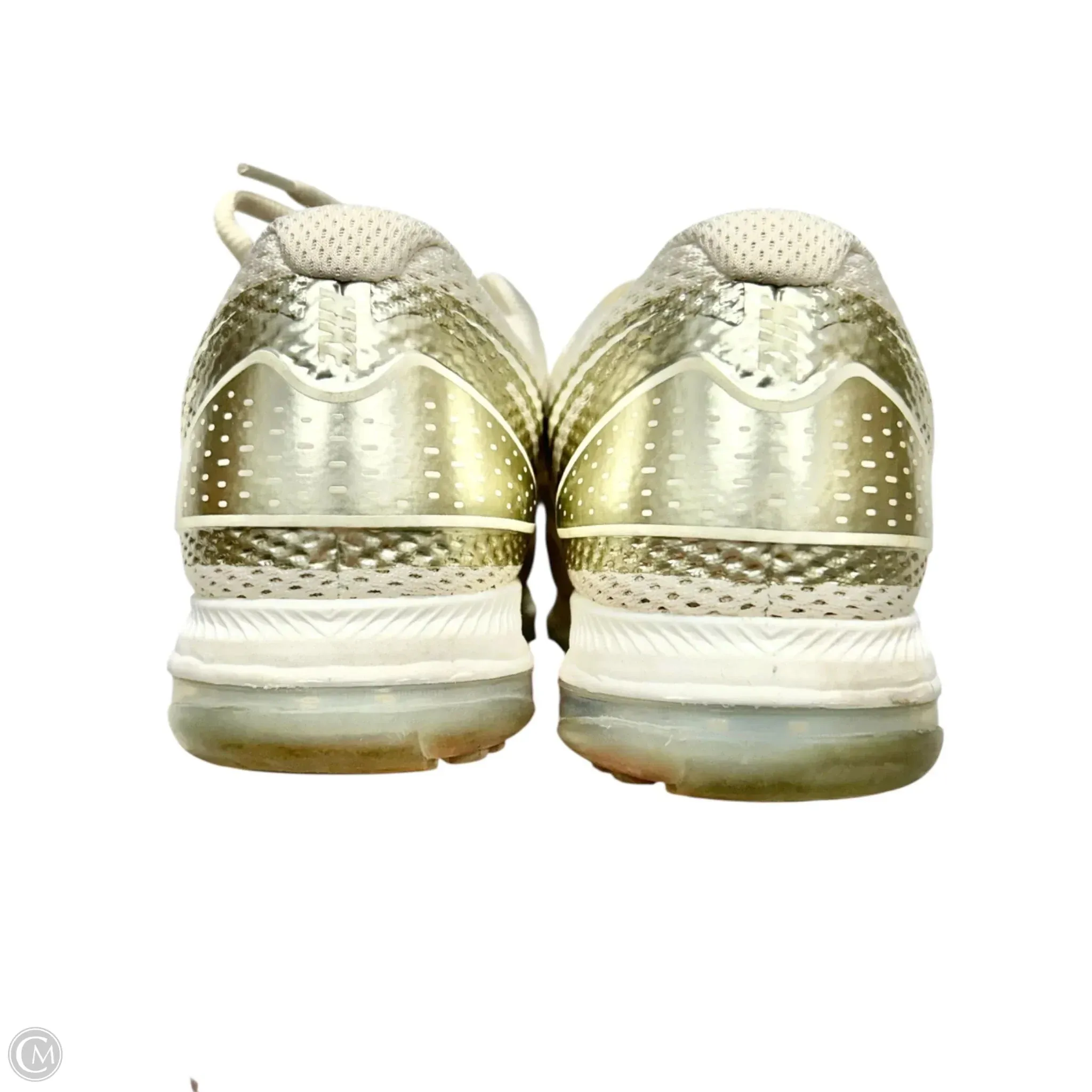 Wish Casual Shoes Shoes Athletic By Nike In Gold, Size: 9.5