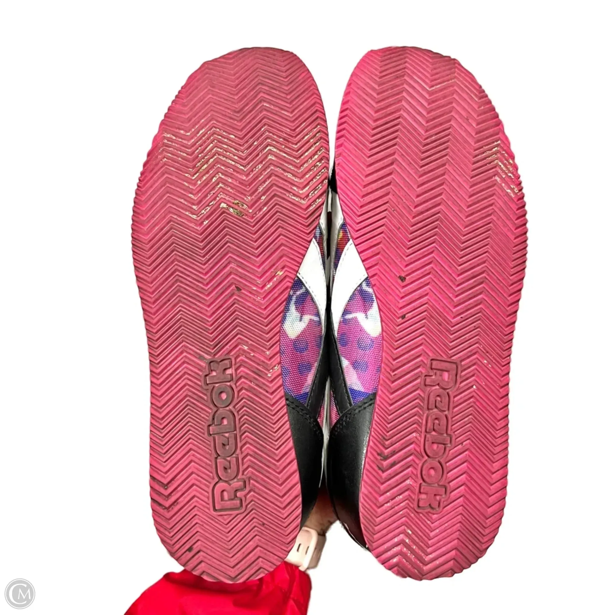 Franco Leone Casual Shoes Shoes Athletic By Reebok In Black & Pink, Size: 6.5