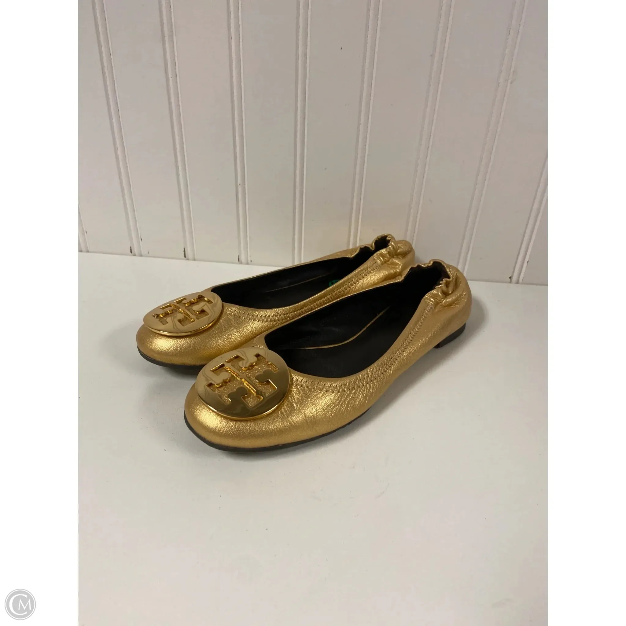 Shoes Designer By Tory Burch In Gold, Size: 5.5 Puma Rs-x3 Puzzle Casual Shoes