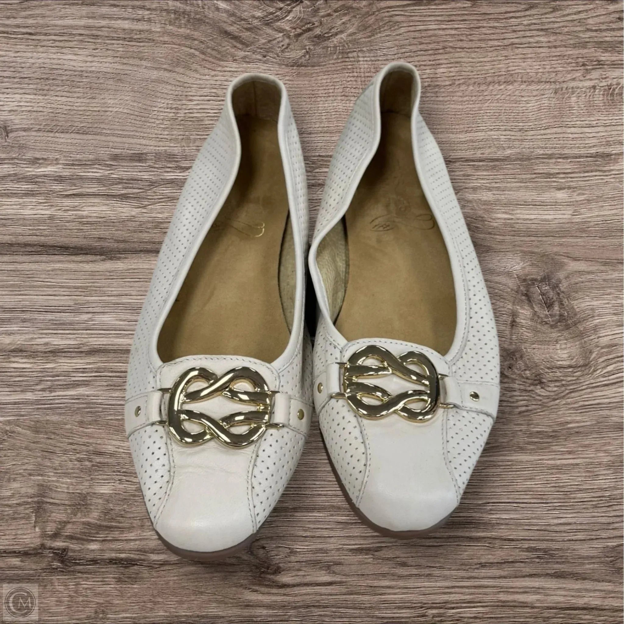 Shoes Flats By Aerosoles In Cream, Size: 10 Under Pronation Feet Running Shoes