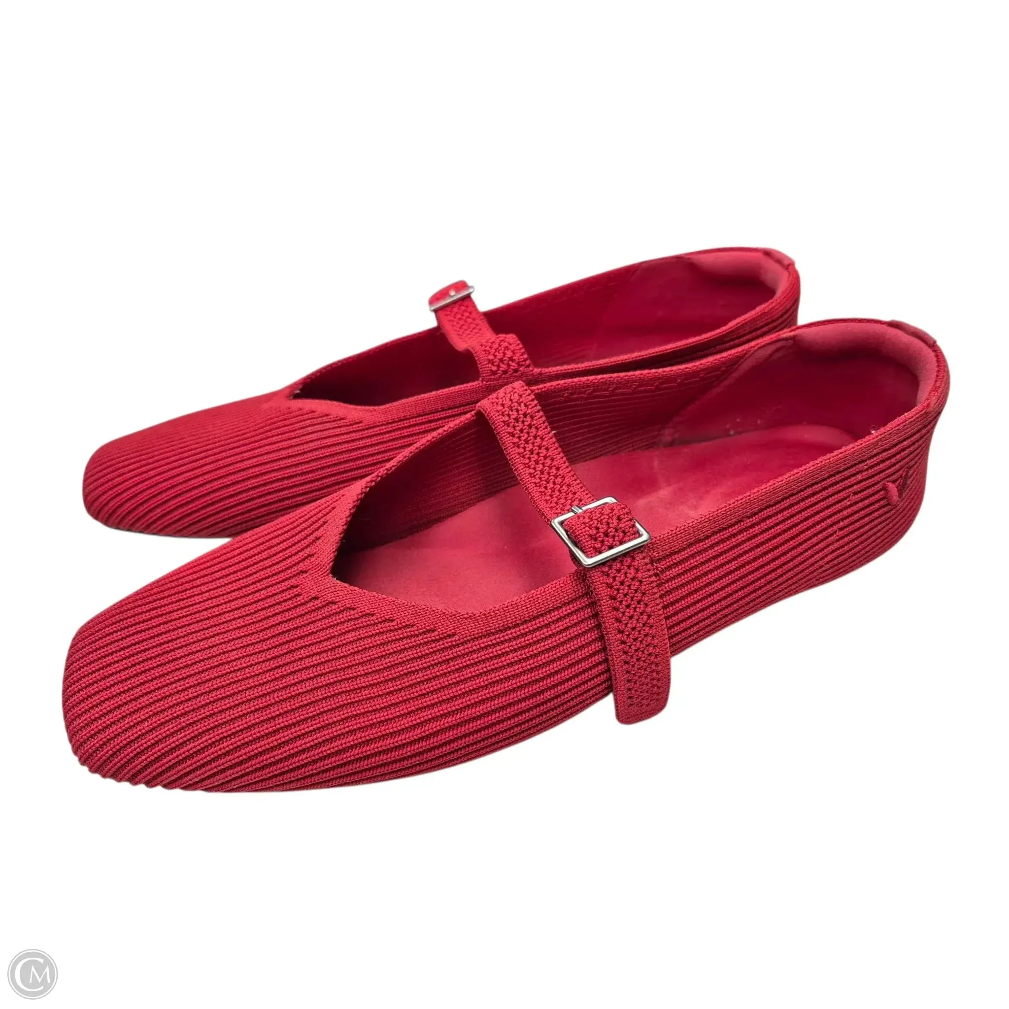 Shoes Flats By Clothes Mentor In Red Chuck Taylor Shoreline Slip Casual Shoe
