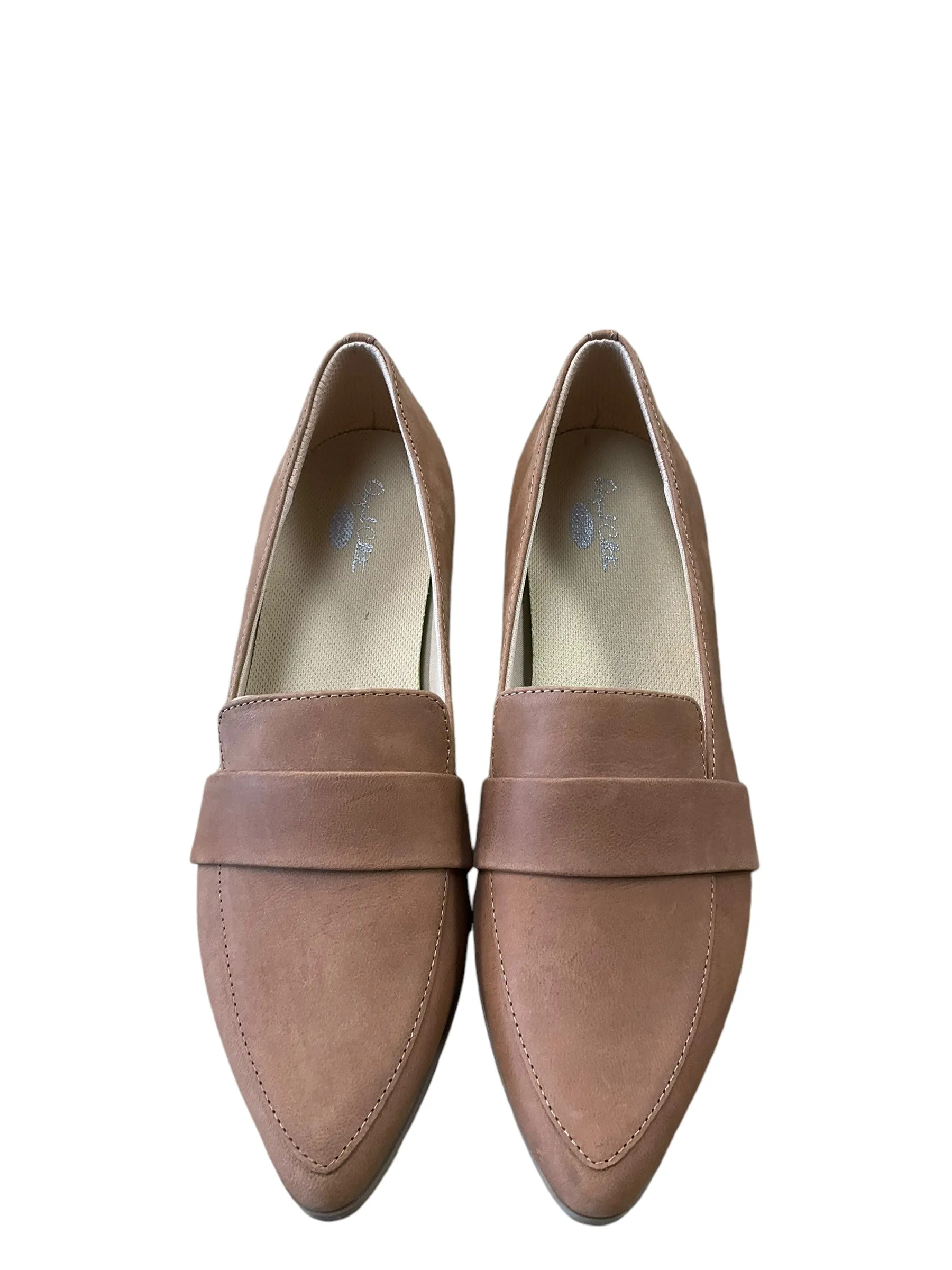 Pointed Toe Flat Shoes Shoes Flats By Dr Scholls In Tan, Size: 7.5