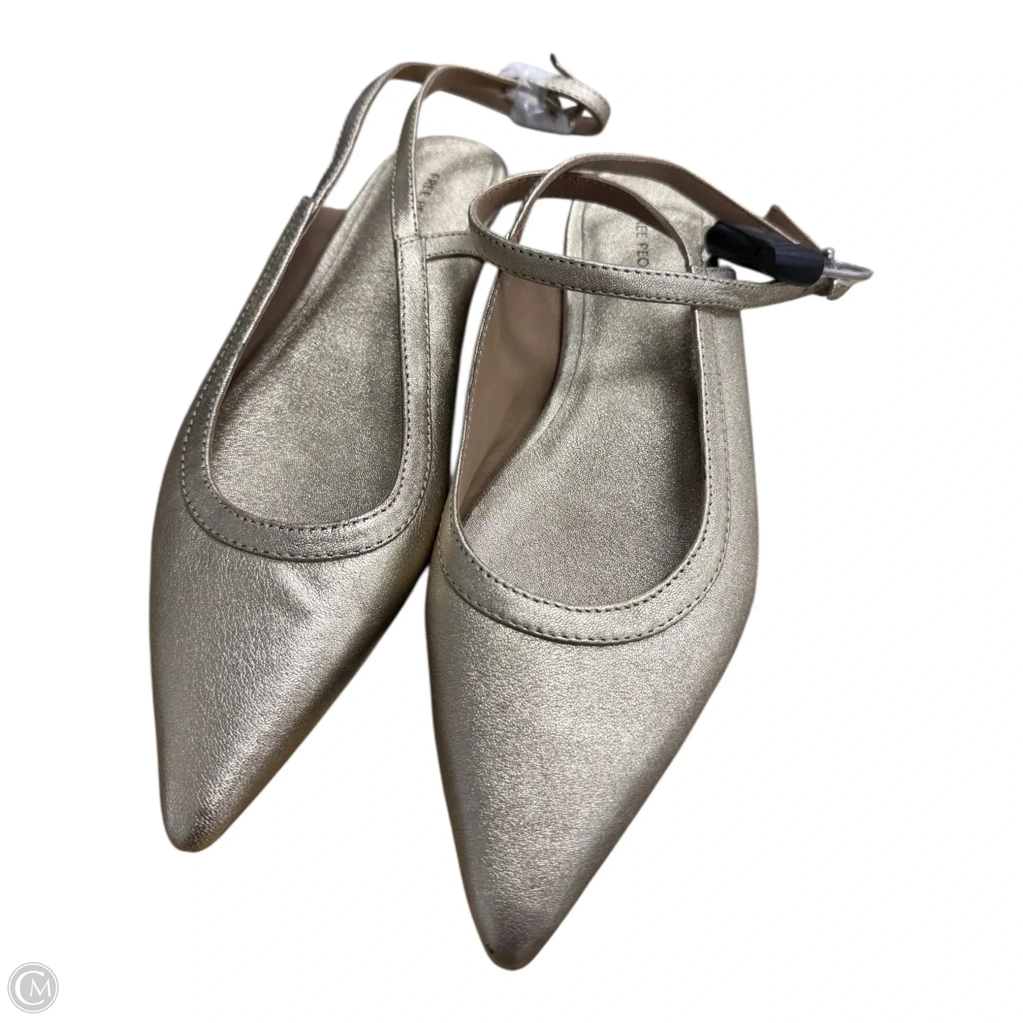 Best High Top Casual Shoes Shoes Flats By Free People In Gold, Size: 7.5