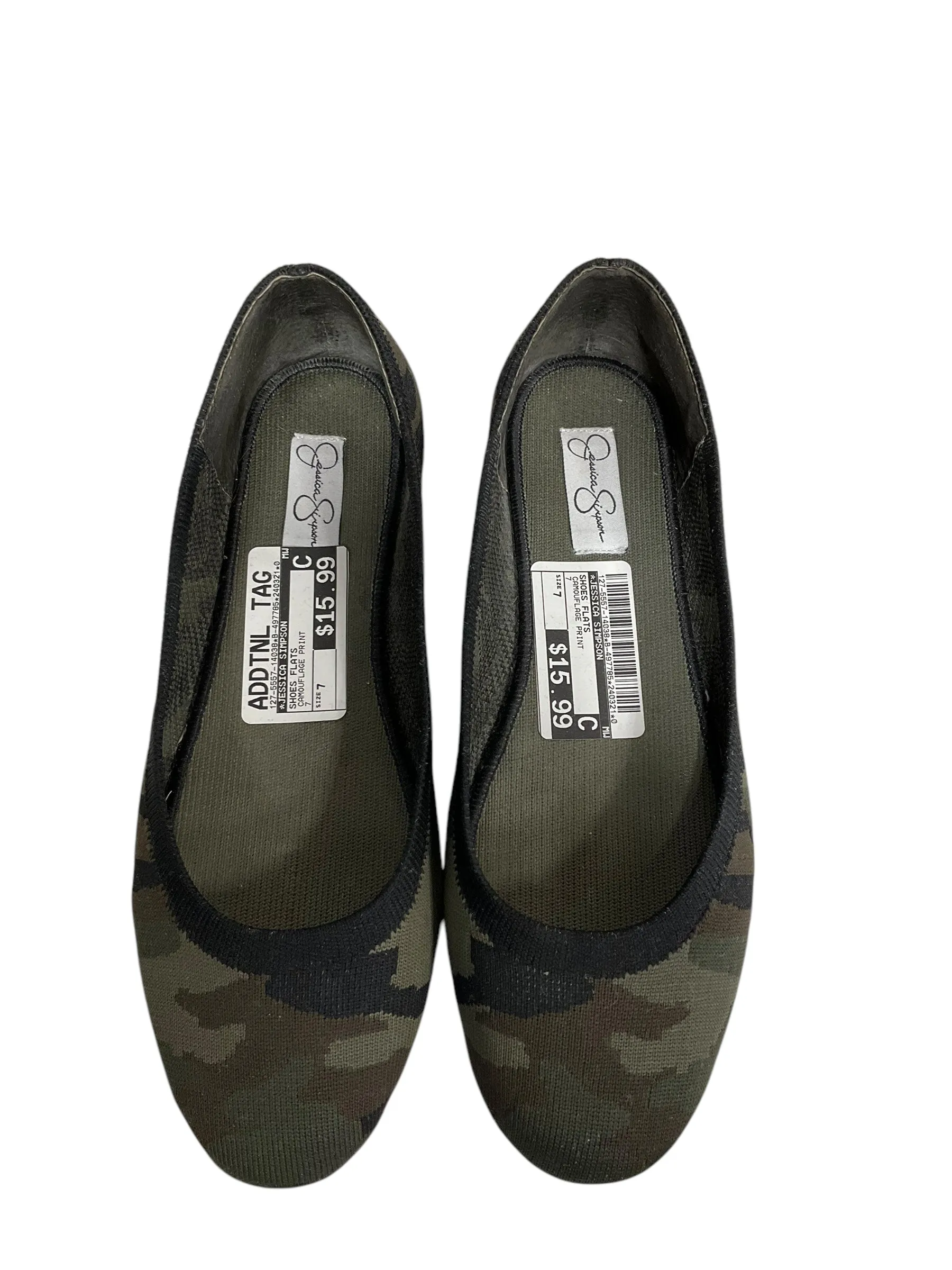 Most Comfortable Flat Shoes For Work Shoes Flats By Jessica Simpson In Camouflage Print, Size: 7
